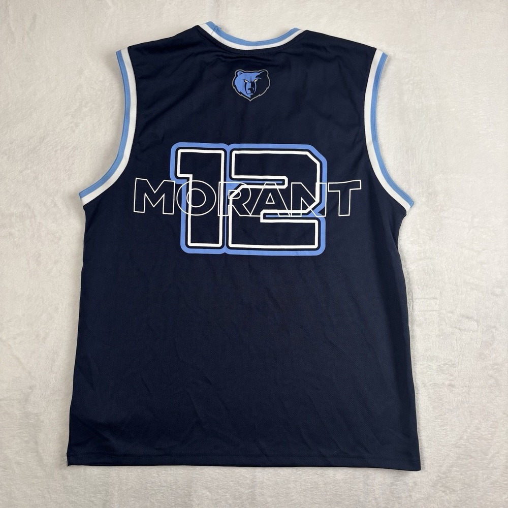 NBA Unk Memphis Grizzlies Ja Morant Blue‎ Basketball Jersey Men's X-Large